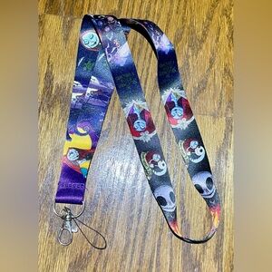 Disney Nightmare Before Christmas Lanyard ID Holder Badge Simply Meant to Be